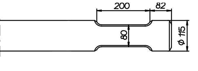 Spitzmeissel 1060 mm für Krupp HM 720 CS / HM 710 / 711 / 712 / 713 / 715 / 720 / 720 V