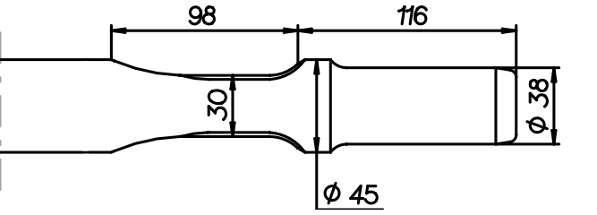 Spitzmeissel 500 mm für Montabert BRH 40