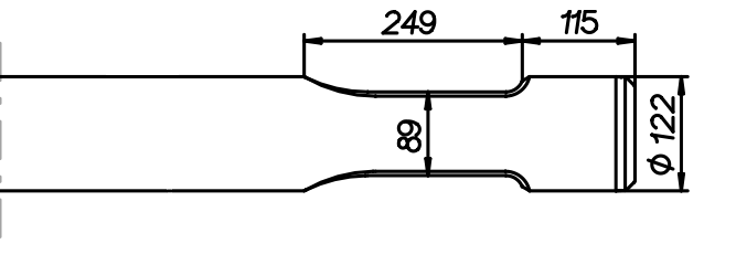 Spitzmeissel 1300 mm für Montabert BRV 32 / V 32 / V 1200