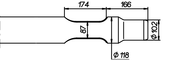 Stampfmeissel 920 mm für Montabert BRH 625 / M 900