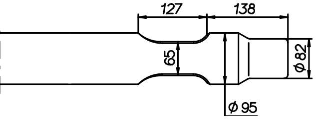 Breitmeissel (quer) 800 mm für Montabert SC 50