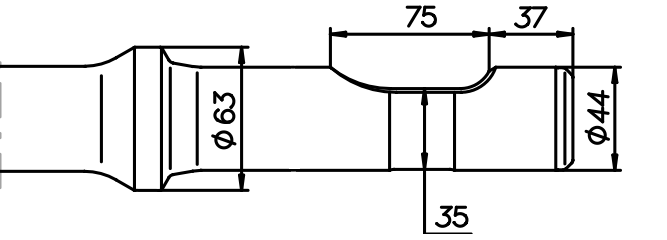 Spitzmeissel 460 mm für Neuson NE 12