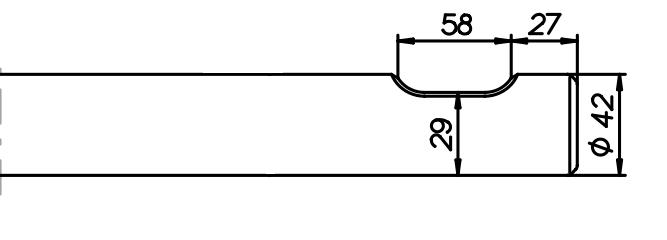 Stampfwerkzeug 380 mm für Chicago Pneumatic CP 100 / RX 2