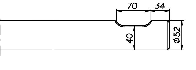 Stampfwerkzeug 500 mm für Chicago Pneumatic CP 150 / RX 3