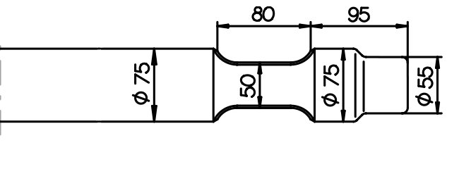 Stampfwerkzeug 670 mm für Furukawa F 6 / FX 65 / Kent KF 6