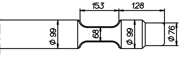 Breitmeissel (quer) 950 mm für JAB JB 60