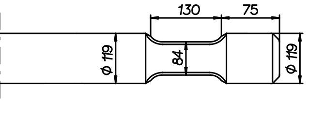 Flachmeissel (quer) 1100 mm für JAB JB 70