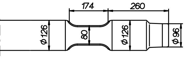 Spitzmeissel 1100 mm für NPK E-12-X / E-212