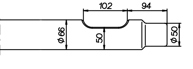 Breitmeissel (quer) 690 mm für NPK E-203 / GH 2