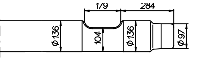 Spitzmeissel 1200 mm für NPK GH 10