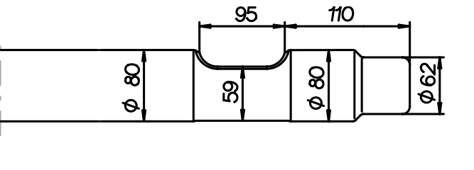 Spitzmeissel 800 mm für D&A 70 V / S 700