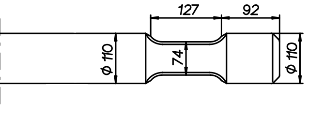 Breitmeissel (quer) 940 mm für MSB MS 500 / 500 H / 520 / 520 H