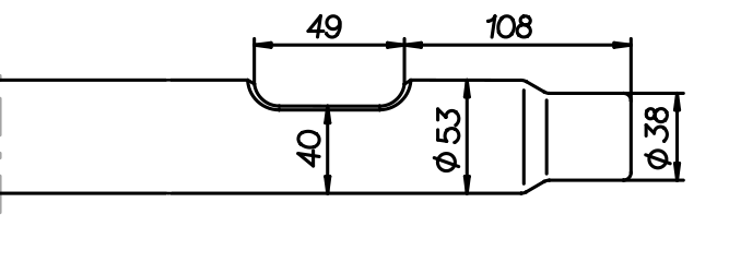 Spitzmeissel 530 mm für Rammer S 20