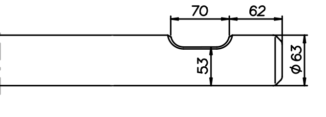 Spitzmeissel 600 mm für Lifton LH 200