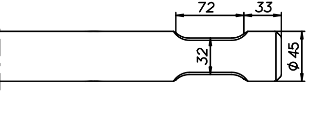 Breitmeissel (quer) 410 mm für Kubota KM 105