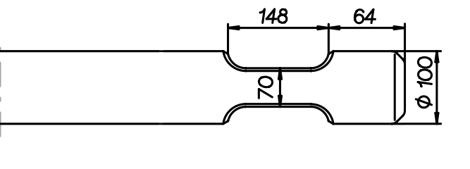 Breitmeissel (quer) 850 mm für Atlas Copco SB 552
