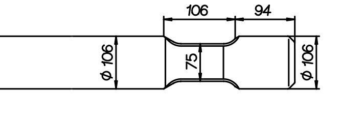 Breitmeissel (quer) 1000 mm für Rammer E 64 / Sandvik BR 2064