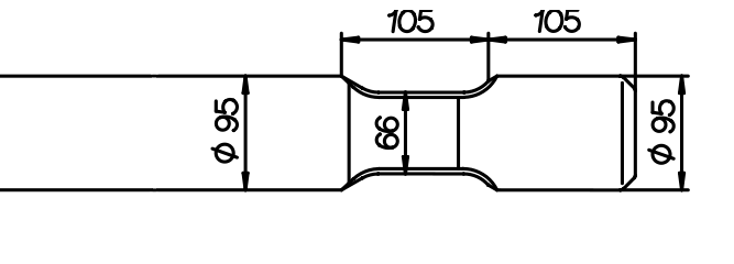 Asphaltspaten (parallel) 830 mm für CAT H 100 / H 100s