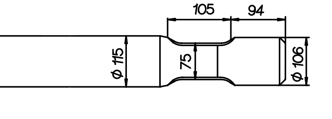 Stampfmeissel 980 mm für CNH CB 200S