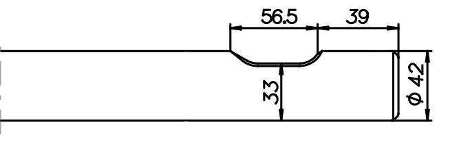 Spitzmeissel 600 mm für Rammer 222 / Sandvik BR 222