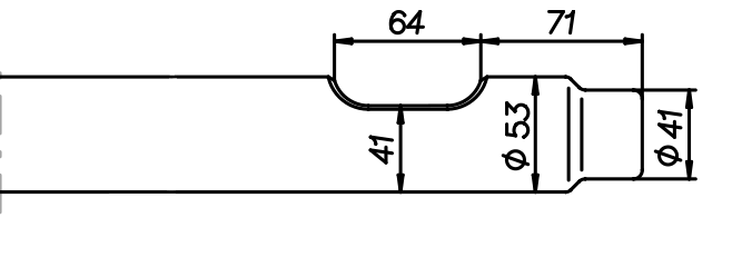 Stampfwerkzeug 580 mm für JAB JB 10