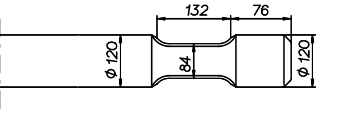 Stampfmeissel 1020 mm für MSB Saga 180 / 180 H