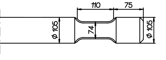 Flachmeissel (quer) 970 mm für Furukawa HB 10 G / Kent KHB 100 / KHB 10 GII / -HD