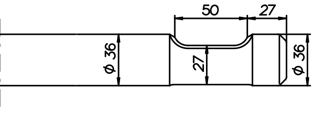 Breitmeissel (quer) 440 mm für Rotair OLS 50