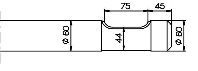 Spitzmeissel 540 mm für Furukawa F 4 / FX 45 / Kent KF 4