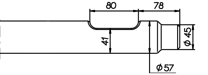 Stampfwerkzeug 550 mm für Vistarini VH 160 / VHX 200 / HBS 20