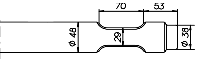 Breitmeissel (quer) 540 mm für Euroram / Globram RM 48