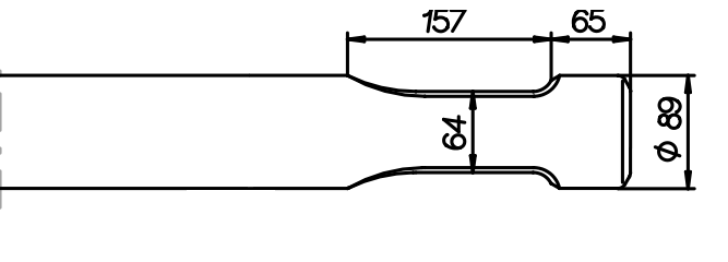 Flachmeissel (quer) 800 mm für Indeco HB 12 / HP 1200 / MES 1050/1200 / UP 1200