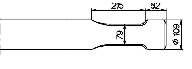 Flachmeissel (quer) 1000 mm für Euroram / Globram RM 110
