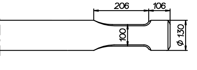 Stampfmeissel 1100 mm für Indeco MES 2500