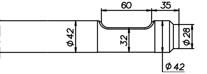 Flachmeissel (quer) 410 mm für Toyo THBB 51 / Takeuchi TKB 51