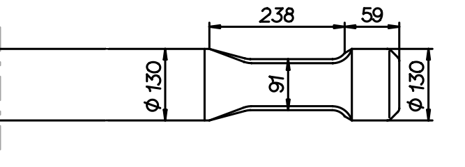 Spitzmeissel 1100 mm für Komatsu JKHB 1401