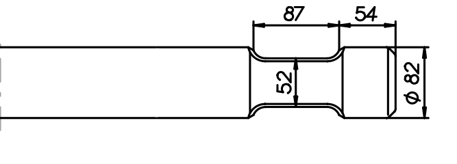 Breitmeissel (quer) 680 mm für Rotair OLS 450 / OLS 550