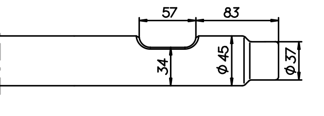 Spitzmeissel 480 mm für Everdigm EHB 01