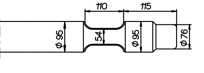 Breitmeissel (quer) 860 mm für Everdigm EHB 10