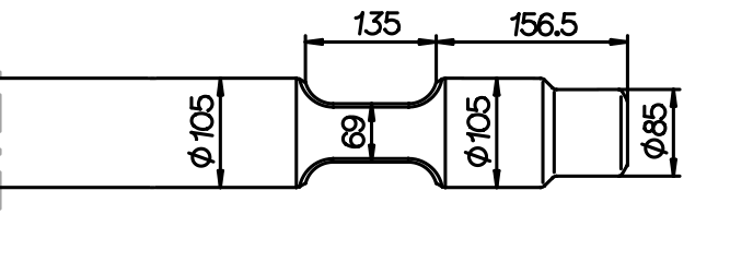 Breitmeissel (quer) 1000 mm für Everdigm EHB 13