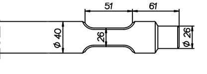 Spitzmeissel 450 mm für Huppi 52