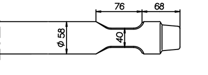 Stampfwerkzeug 560 mm für Huppi 102 (new)