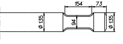 Spitzmeissel 1200 mm für JAB JB 80