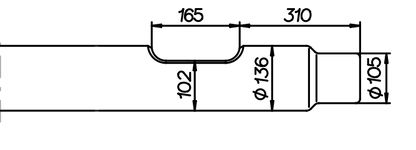 Spitzmeissel 1200 mm für NPK H-12-X / H-12-XE