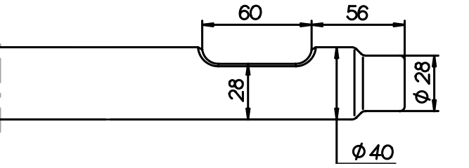 Flachmeissel (quer) 480 mm für NPK H-06-X
