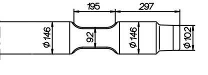 Spitzmeissel 1300 mm für NPK E-18-X