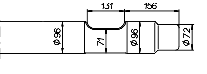 Spitzmeissel 930 mm für NPK E-206