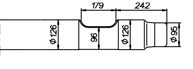 Spitzmeissel 1250 mm für NPK GH 9