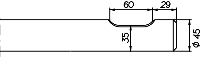 Spitzmeissel 480 mm für Socomec DMS 50