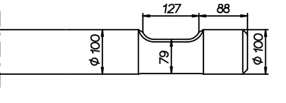 Breitmeissel (quer) 870 mm für MSB MS 450 H / 460 / 460 H